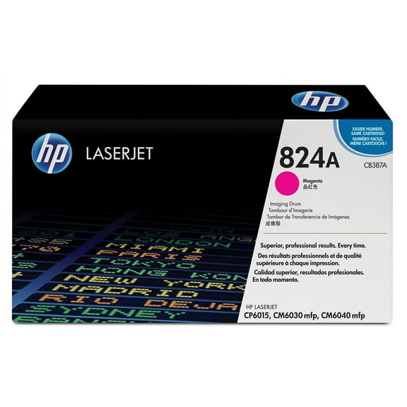 HP 824A Magenta LaserJet Image Drum, 23,000 pages, CB387A
