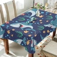 thumbnail image 4 of Coolnut Cute Print Tablecloth 60"x108", Waterproof Washable Polyester Square Table Cover, Durable Tablecloth for Kitchen Dining Table Party Decor, 4 of 7