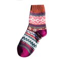 thumbnail image 2 of EQWLJWE Autumn And Winter Warm Small Diamond Retro Ethnic Style Men's Rabbit Wool Socks Women's Socks Holiday Clearance, 2 of 3
