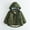 Army Green, variant on Boys Winter Hooded Jacket with Pockets Faux Fleece Lined Thick Coat for Cold Weather Warm Outerwear for Big Kids Youth Thermal Hoodie(Brown#1,4-5 Years)