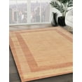 thumbnail image 2 of Ahgly Company Indoor Round Abstract Mango Orange Solid Area Rugs, 8' Round, 2 of 6