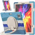 thumbnail image 2 of Funda a juego para iPad Pro de 12,9 pulgadas (2020) con correa para el hombro, soporte de anilla ajustable grande, portalápices y protección contra golpes., 2 of 5