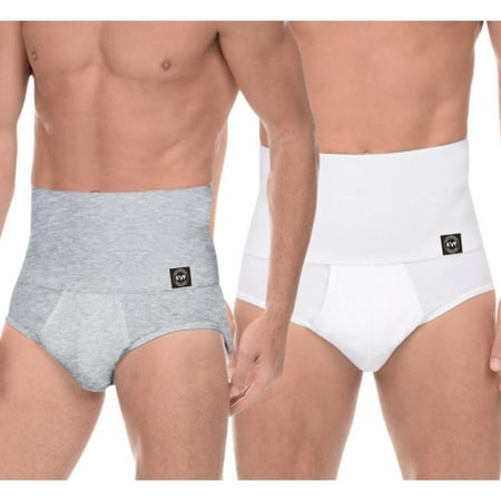 

Men s Briefs High-waisted Cotton Stretch Underwear 2 Pack