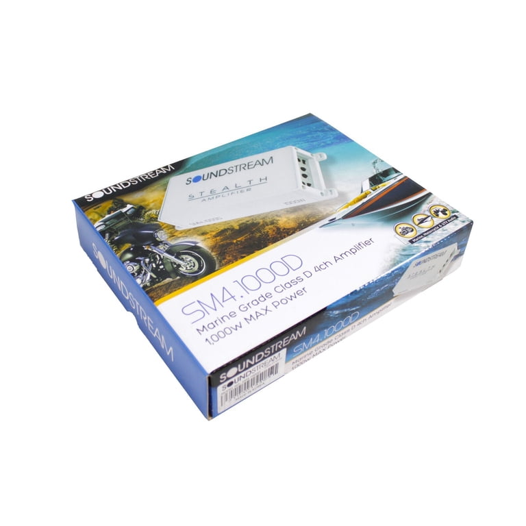 Soundstream SM4.1000D Conformal Coated Micro 1000W 4Ch. Amplifier  Boa Off Road