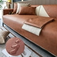 thumbnail image 2 of Technology Cloth Sofa Cover Water Repellent Pet Dog Sofa Mat for Living Room Non-Slip Sofa Towel L Shape Leather Couch Slipcover (A1,110x160cm 1pc), 2 of 7