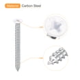 thumbnail image 4 of ST3.5x40mm White Screws Self Tapping Screws, 25 Pack Flat Head Phillips Wood Screws for Woodworking, 4 of 5