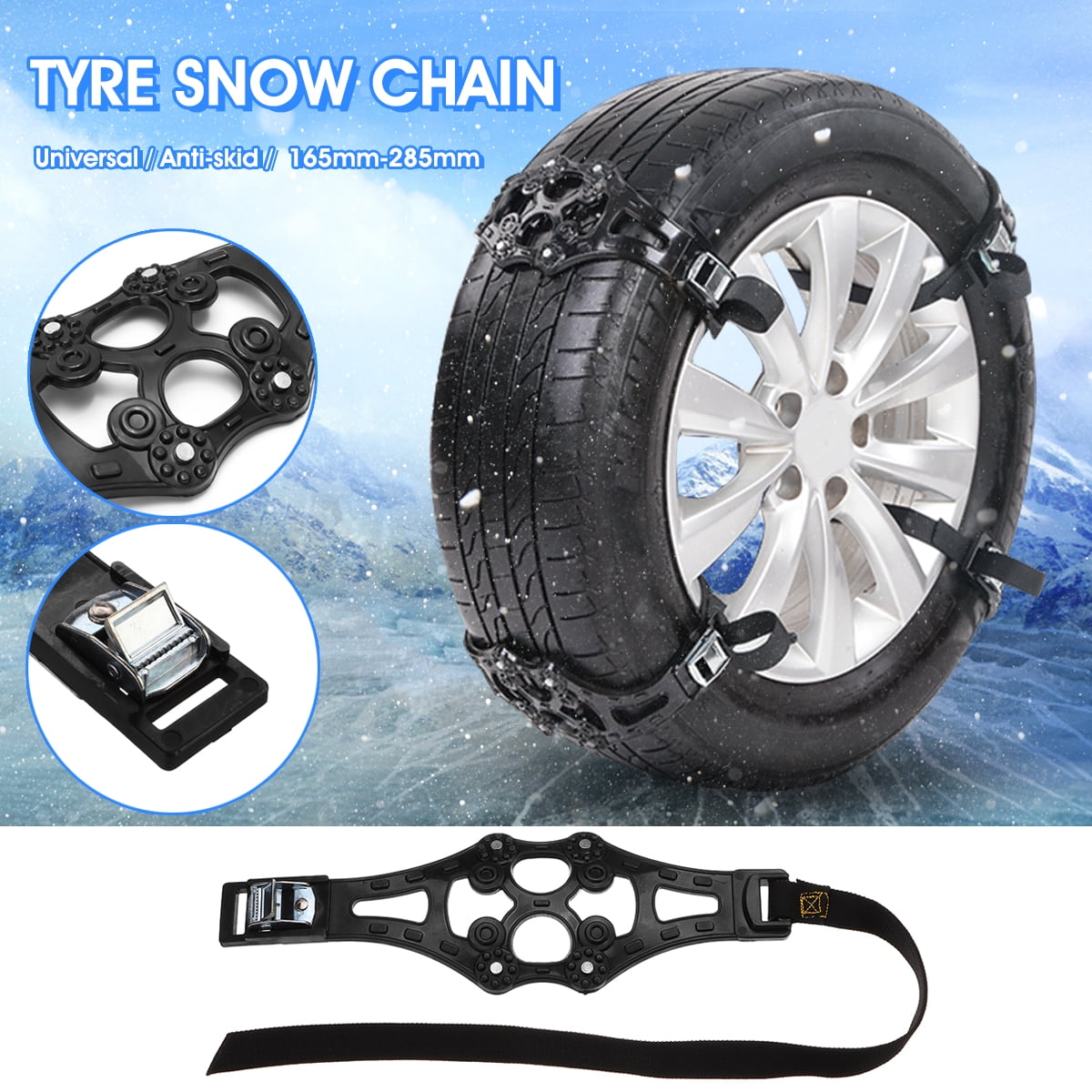 Universal Car Tire snow chain Wheel Tyre Antiskid TPU Chains Nonslip