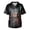 Dark Gray_001, variant on Domuza Halloween Scrub Tops for Men Horror Novelty Graphics V-Neck Short Sleeve Carer Uniform Shirts Comfy Soft Classic Fit Medical Scrub Tops L