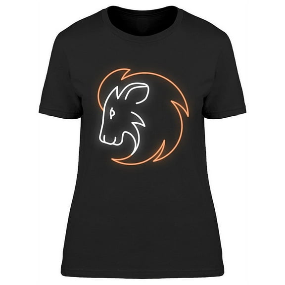 Leo Zodiac Sign Neon T-Shirt Women -Image by Shutterstock, Female Small