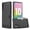 Black, variant on Hybrid Rugged Case Designed for Galaxy Note 10 (2019) With Rotating Ring Holder And Dedicated Card Slot (Gold)