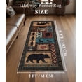 thumbnail image 2 of ChakmeOne 2'x6' Hallway Runner Rug,Rustic Vintage Washable & Non-Slip Rug for Kitchen,Bedroom, 2 of 6
