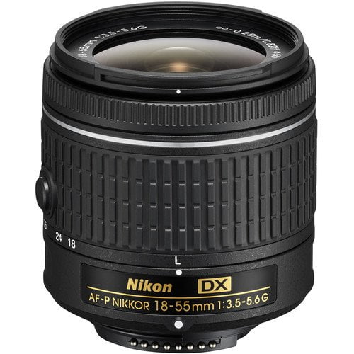 Nikon Zoom DSLR Camera Lenses, AF-P DX NIKKOR 18-55mm f/3.5-5.6G