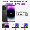 thumbnail image 2 of Magnetic Case Compatible for iPhone 14 Pro Max Case [Compatible with MagSafe] [+Screen Protector] Liquid Silicone Gel Rubber Full Body Protective Cover Case 6.7 Inch-Red, 2 of 12