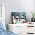 thumbnail image 3 of NIJIANKEHAN Snowman Wall Art Christmas Decor: Farmhouse Christmas Canvas Wall Art Prints Winter Scene Cardinal Bird Pictures Wall Hangings Decor Posters Xmas Holiday Indoor Decorations, 3 of 6