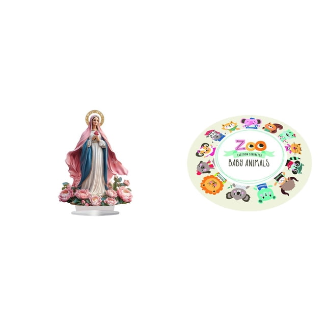 Belén de acrílico, adorno de mesa, alfombra decorativa de pie, tapete de juego con características educativas, ideal para la habitación de los niños o