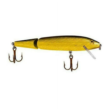 UPC: 0020554011314 | Rebel Minnow Jointed 1.875 Gold/Black