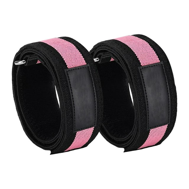 Banda para glúteos, banda de hilo muscular, ejercicio, levantamiento de glúteos, portátil para entrenamiento Rosa