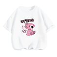 thumbnail image 5 of Camisón infantil de Stitch con diseño de anime kawaii, camisetas casuales de verano a la moda con múltiples dibujos animados, camisetas con cuello redondo y manga corta estampadas, 5 of 5