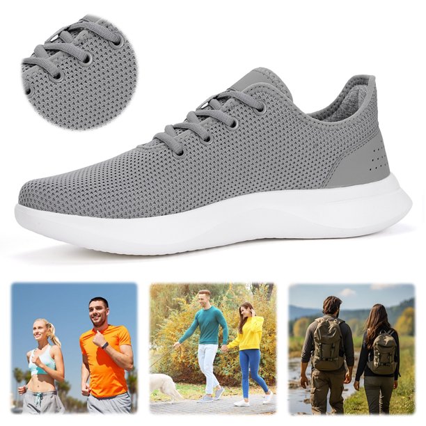 Zapatos para Correr Deportivos Sin Cordones Transpirables Hombres Y Mujeres