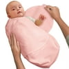 Kiddopotamus - Swaddle Me Adjustable Infant Wrap, Pink Microfleece