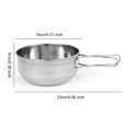 thumbnail image 7 of Stainless Steel Folding Bowl Portable Outdoor Camping Hiking Backpacking BBQ Picnic Travel Food Grade Collapsible Cooking Serving Bowl Dishware, 7 of 7
