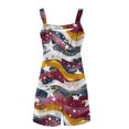 thumbnail image 7 of LEBONYARD Womens Summer Shorts with Pockets,Women's Shorts for a Stylish Look,,Women's Summer Comfortable Casual Suspender Printing Shorts Pocket Jumpsuit Shorts, 7 of 7