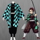 thumbnail image 3 of Conjunto de disfraz de Anime Demon Slayer para niños, traje de Tanjirou Nezuko para adultos, 3 of 4