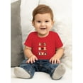 thumbnail image 2 of Cute Dogs On Shelves T-Shirt Infant -Image by Shutterstock,  24 Months, 2 of 4