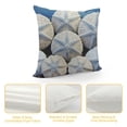 thumbnail image 4 of COMIO Sofa Pillow Cover Beach Starfish Sand Dollar Modern Blue White Square Soft Pillowcases Couch Pillows Cushion Covers Seashells Starfish Conch Waves Ocean Pillow Cushion Case for Sofa Couch, 4 of 5