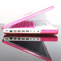 First Generation Mac TopCase PINK Crystal See Thru Hard Case Cover for Macbook 13