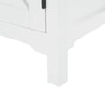 thumbnail image 6 of Demi Bonn Farmhouse Buffet Cabinet with Drawer and Adjustable Shelf, Storage Cabinet, Barn Door Accent Sideboard for Kitchen, Living Room, Entryway, White, 6 of 12