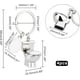thumbnail image 4 of Llavero novedoso con forma de inodoro, organizador de llaves, llavero divertido, mini llaveros con forma de asiento de inodoro de metal., 4 of 9