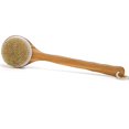 thumbnail image 5 of El mejor cepillo para el cuerpo seco para baño: depurador de espalda de ducha con cerdas de jabalí naturales con mango largo para celulitis, 5 of 5
