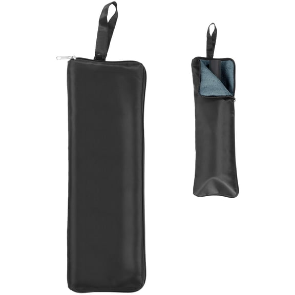 Unique Bargains Wet Umbrellas Bag Waterproof Oxford Cloth Sleeve Cover Black
