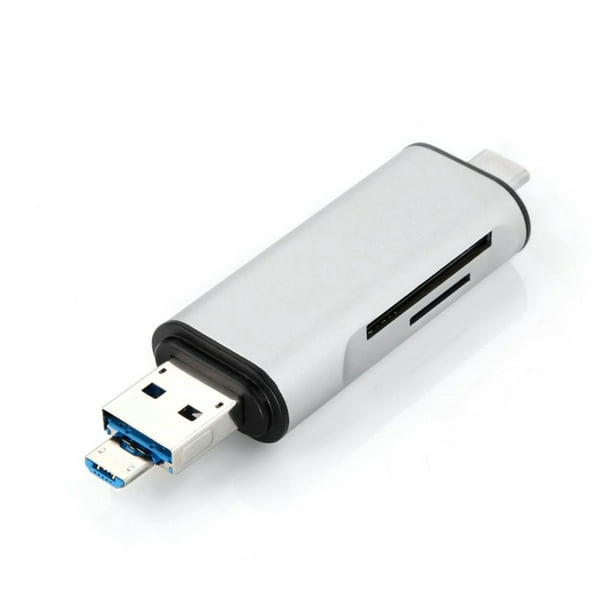 Lecteur de carte SD/Micro SD USB-A/Micro USB/ Type-C 3.1