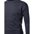 thumbnail image 3 of FashionOutfit Men's Basic Solid Men's Mid-weight Crew Neck Sweatshirt, 3 of 3