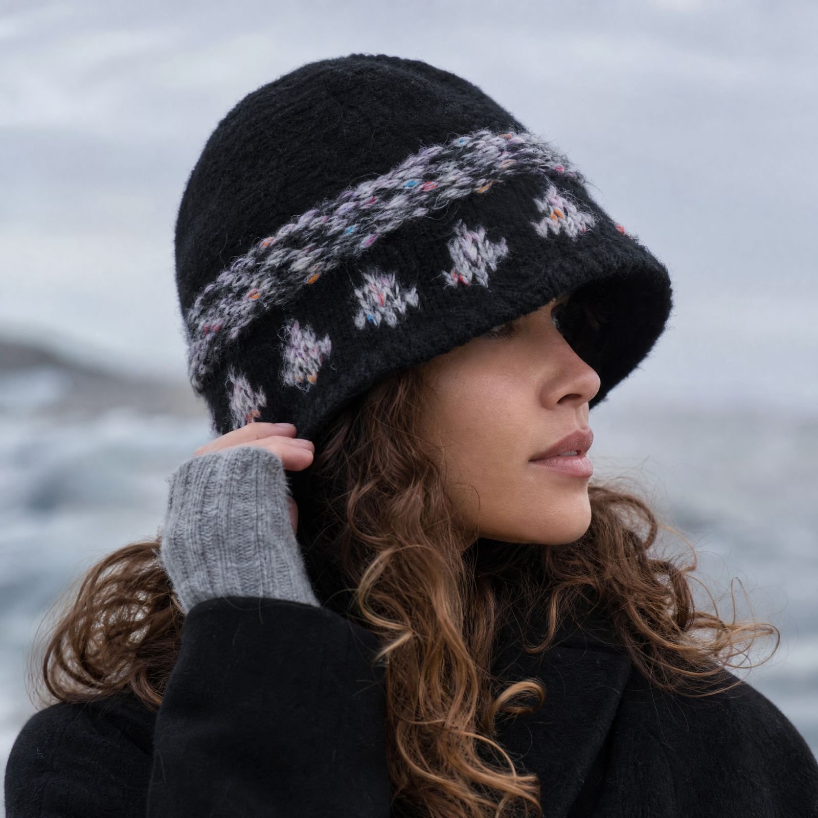 Unisex Slouchy Beanie Hat With Ear Coverage Knit Winter Cap Soft Stretch Cuffed Cold Weather Skull Cap For Adults