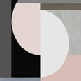 thumbnail image 3 of Thompson, Justin 12x12 Black Modern Framed Museum Art Print Titled - Balanced Blush I, 3 of 5