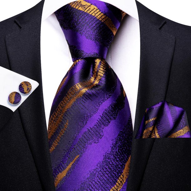 Corbata de boda de seda a rayas rojas y negras para hombre, regalo de gemelos a mano, corbata para hombre, moda para fiesta de negocios, envío directo Dengxun unisex