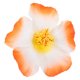thumbnail image 1 of 1 pieza de flores de hibisco, flores hawaianas, flores artificiales para decoración de mesa, suministros para fiestas (naranja), 1 of 6