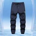 thumbnail image 2 of Gyexs Sweatpants for Girls Lightweight Cargo Hiking Outerwear Back To School Clothes Baggy Jeans for Girls Streetwear (Navy, 13-14 Years), 2 of 4