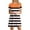 Orange, variant on Kyusrd Summer Dress For Women Mini Dress T-Shirt Dress Womens Casual Printed Round Neck Short Sleeve Going Out Dress