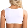 thumbnail image 6 of COMVALUE Sexy Short Sleeve Crop Top for Women Solid Scoop Neck Mini T-Shirts Vest Tank White for Size XL, 6 of 9