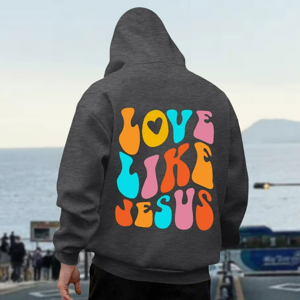 MHFRRA Sudaderas y Sudaderas para Hombre, Sudaderas Casuales de Manga Larga con Estampado para Uso Diario, Ajuste Cómodo, Diseño Moderno para Otoño E Invierno Gris