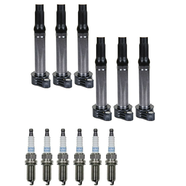 Set of 6 ISA Ignition Coils and 6 Denso Spark Plugs for 20052016 Toyota Avalon Camry Highlander