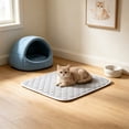 thumbnail image 6 of Cooling Pet Pad for Dogs & Cats with Non-Slide Portable Bottom, Washable Ice Mat & Breathable Design, Suitable for Crate Sofa Floor Travel, 17.7x13.8in by MPOISVA, 6 of 6