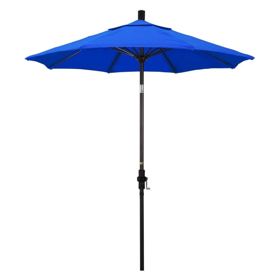California Umbrella 7.5 ft. Sunbrella Fiberglass Tilt Market Umbrella