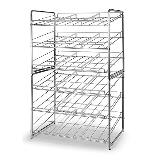 Simple Trending 2 Pack Can Rack Organizer, Stackable Can Storage