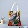 thumbnail image 2 of Danganronpa Bolso de tela con estampado de lienzo para mujer, bolsa de compras reutilizable y estética, con cremallera interior, regalo para mujer,40*40cm., 2 of 6