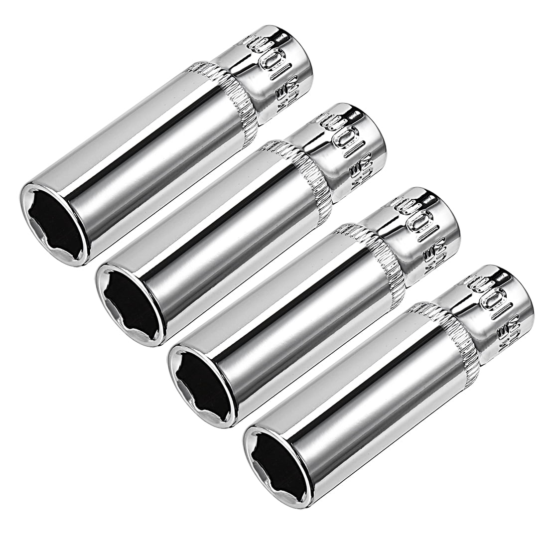 4Pcs 1 4 inch Drive 10mm Cr V 6 Point Deep Socket Walmart